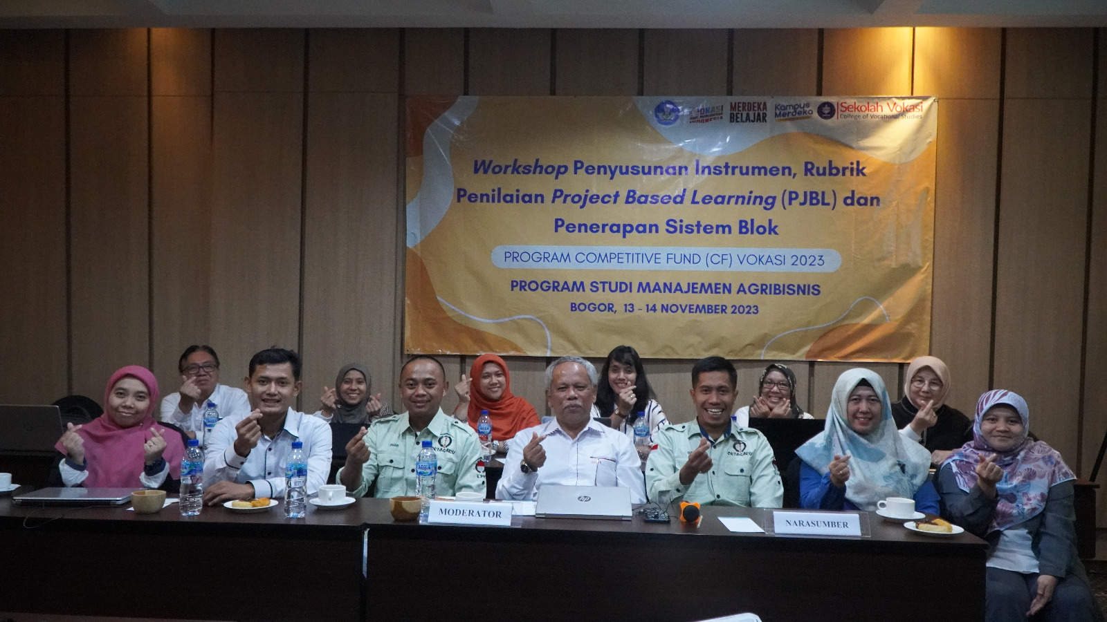 Program Studi Manajemen Agribisnis Sekolah Vokasi IPB Selenggarakan Workshop Penyusunan Instrumen, Rubrik Penilaian Project Based Learning (PJBL) dan Penerapan Sistem Blok