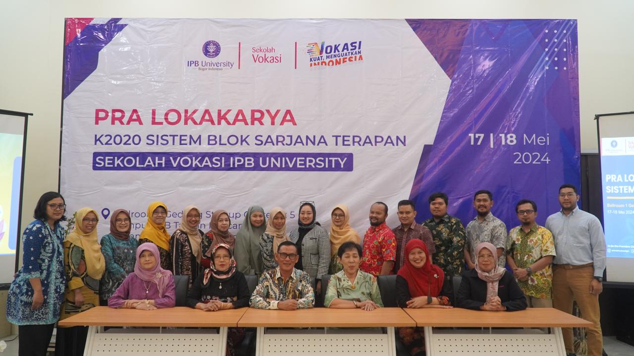 Sekolah Vokasi IPB University Selenggarakan Pra Lokakarya K2020 Sistem Blok Program Sarjana Terapan 