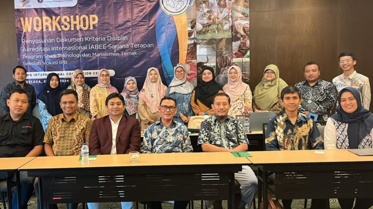 Sekolah Vokasi IPB University Inisiasi Workshop Penyusunan Dokumen Kriteria Dispilin Internasional IABEE Untuk Bidang Ilmu Teknologi dan Manajemen Ternak dan Program Studi Sejenis