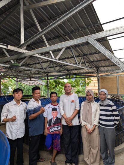 Mahasiswa Program Studi Teknologi dan Manajemen Pembenihan Ikan Sekolah Vokasi IPB University Laksanakan Pengabdian Masyarakat, Edukasi Pembudidaya Ikan Nila di Mulyaharja