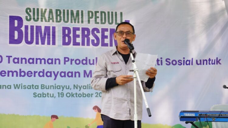 Pesan Dekan Sekolah Vokasi IPB, Dr Aceng Hidayat dalam Acara Penanaman 6.000 Pohon Produktif di Sukabumi