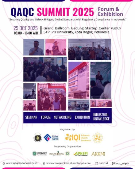 Alumni Career Center SV-IPB dan IQI Siap Gelar QAQC Summit 2025, Forum Strategis Tingkatkan Budaya Mutu Nasional