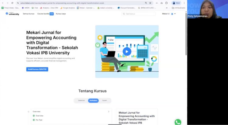 Kolaborasi Mekari dan Program Studi Akuntansi Sekolah Vokasi IPB dalam Penguatan Skill Digital Mahasiswa