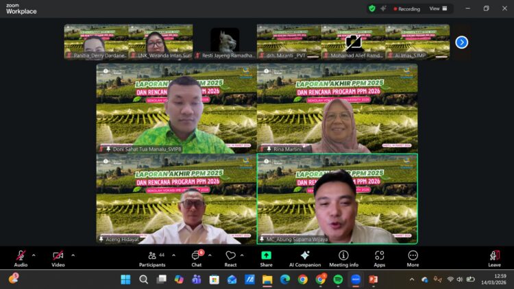 Dukung Keberlanjutan Penerapan Inovasi : Sekolah Vokasi IPB University Berhasil Menyelesaikan Program PPM Tahun 2025 dan Melanjutkan Program PPM Tahun 2026