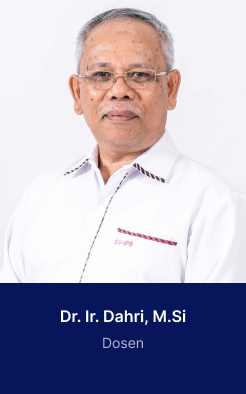 Dr. Ir. Dahri, M.Si